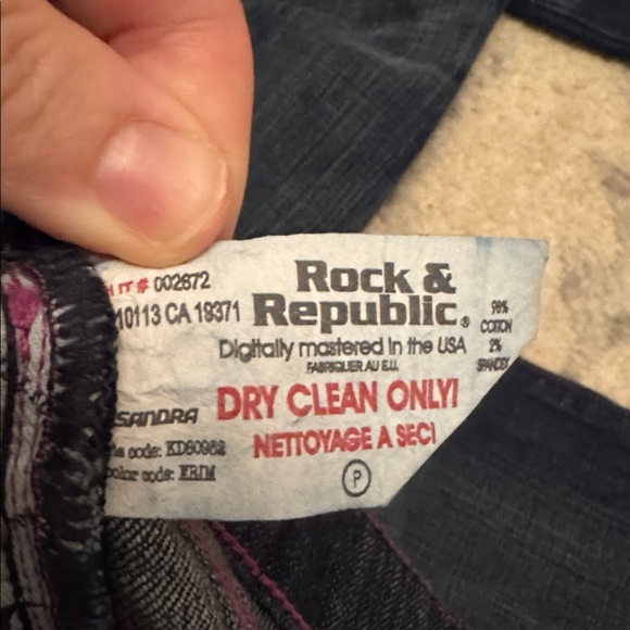 🤍Vintage🤍 Rock & Republic Women's Boot Cut Jeans - Dark Blue - Picture 6 of 14